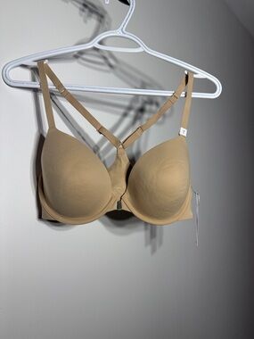 Calvin Klein Nude/Tan Front-Closure Bra